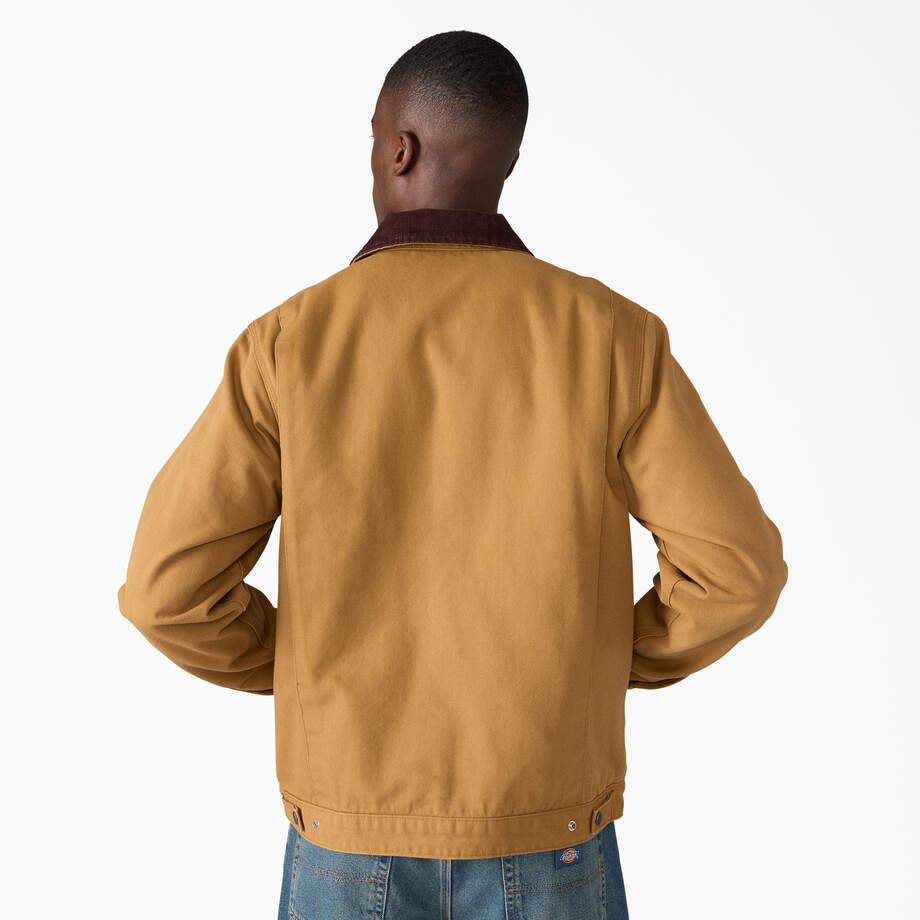 Blanket Lined Duck Canvas Jacket ‘Brown Duck’