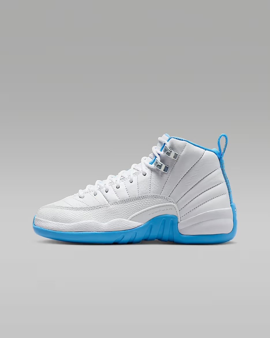 Air Jordan 12 Retro ‘White and University Blue’ (GS)