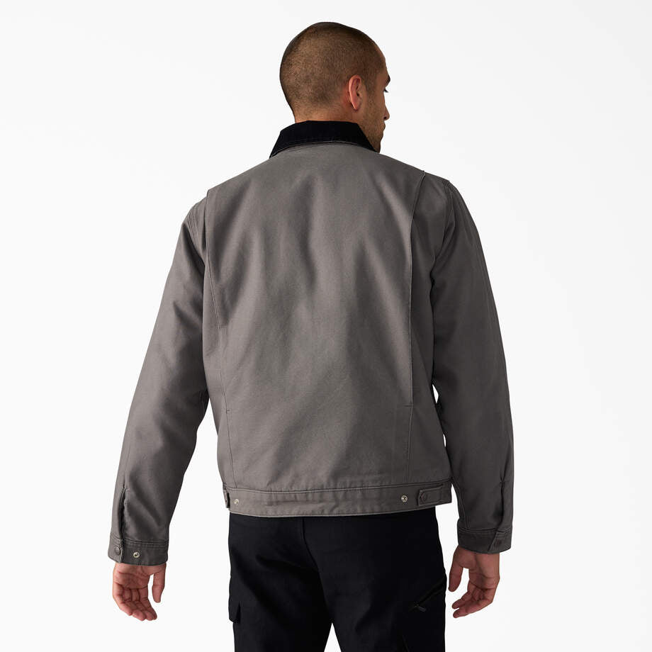 Blanket Lined Duck Canvas Jacket ‘Slate Grey’