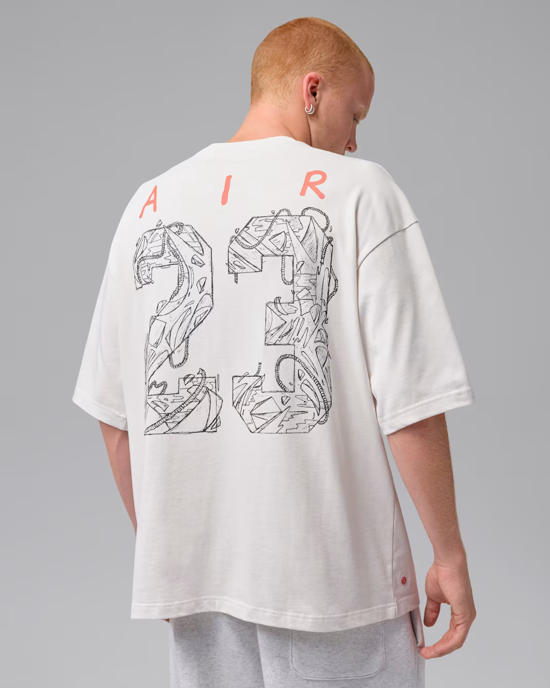 Jordan Brooklyn Oversized Tee by Louis De Guzman "White"