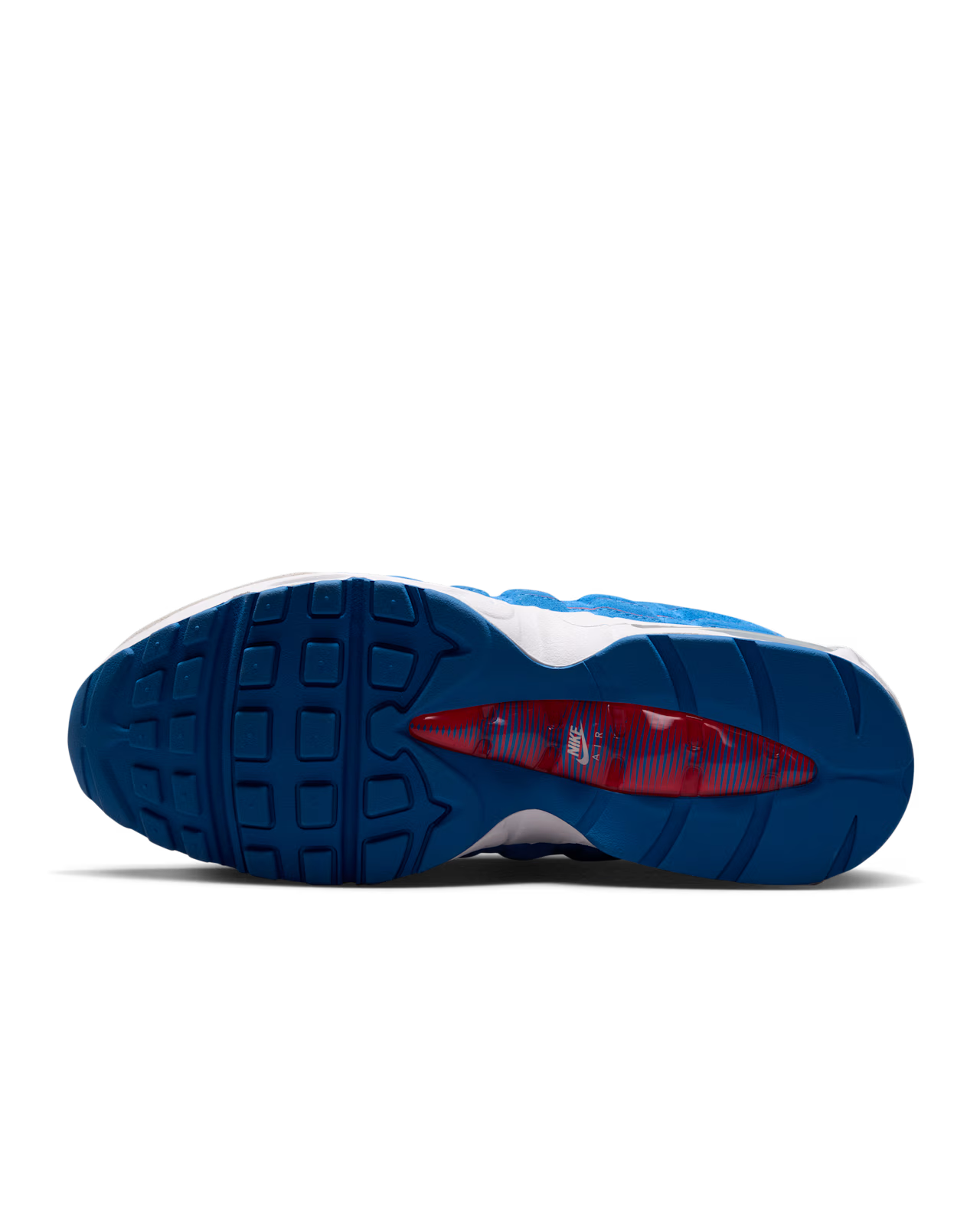 Air Max 95 Big Bubble "Blue Sapphire and Action Red"