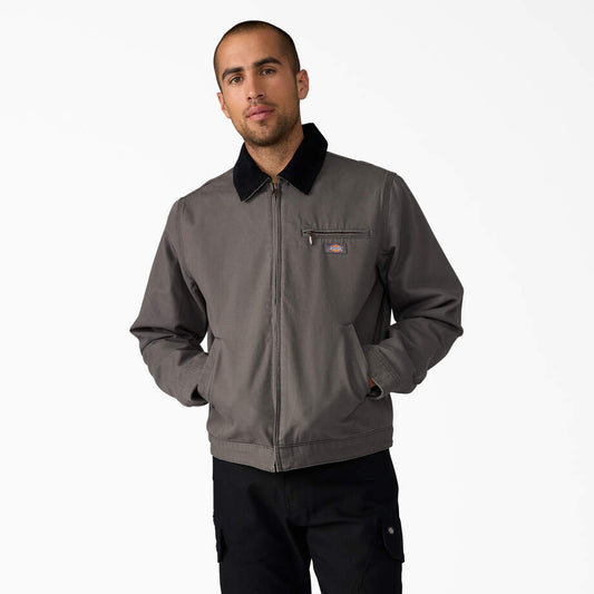 Blanket Lined Duck Canvas Jacket ‘Slate Grey’