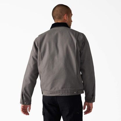 Blanket Lined Duck Canvas Jacket ‘Slate Grey’