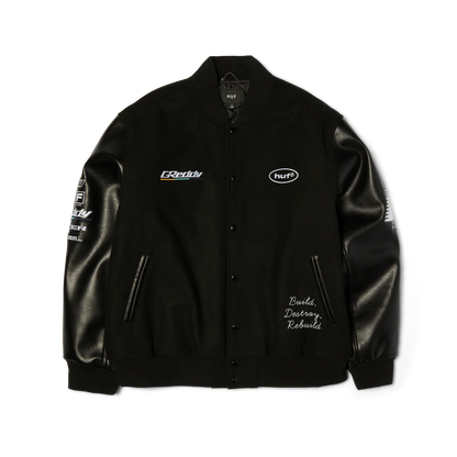HUF x GReddy Varsity Jacket