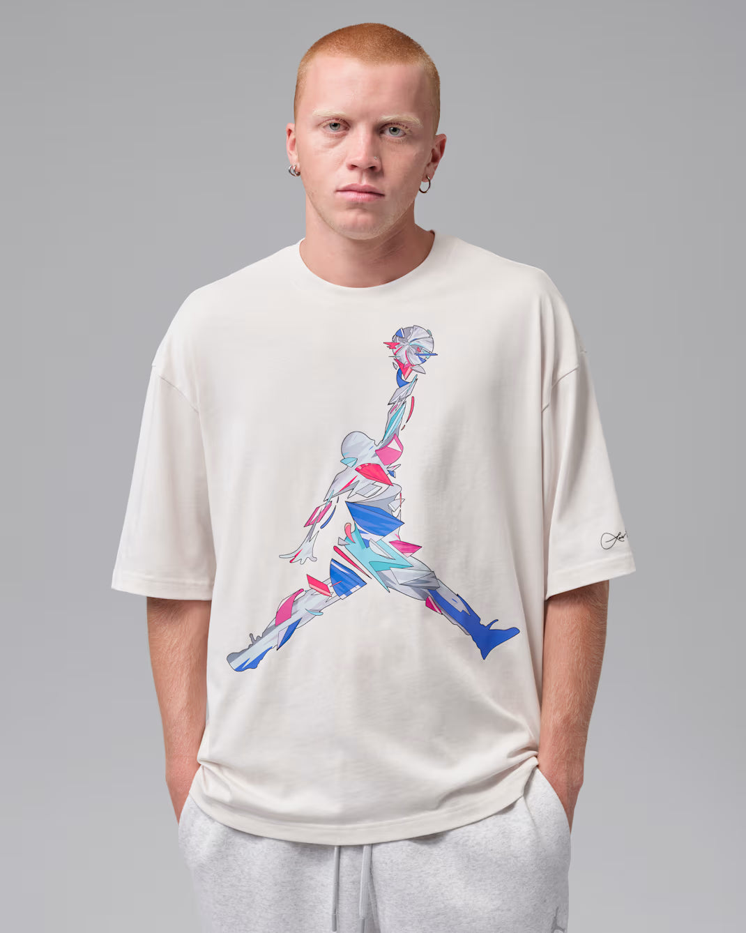 Jordan Brooklyn Oversized Tee by Louis De Guzman "White"