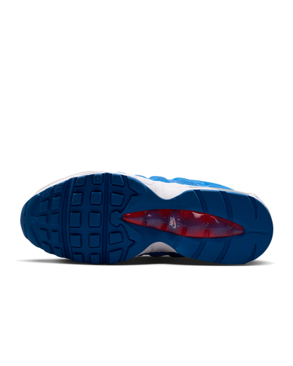Air Max 95 Big Bubble "Blue Sapphire and Action Red"