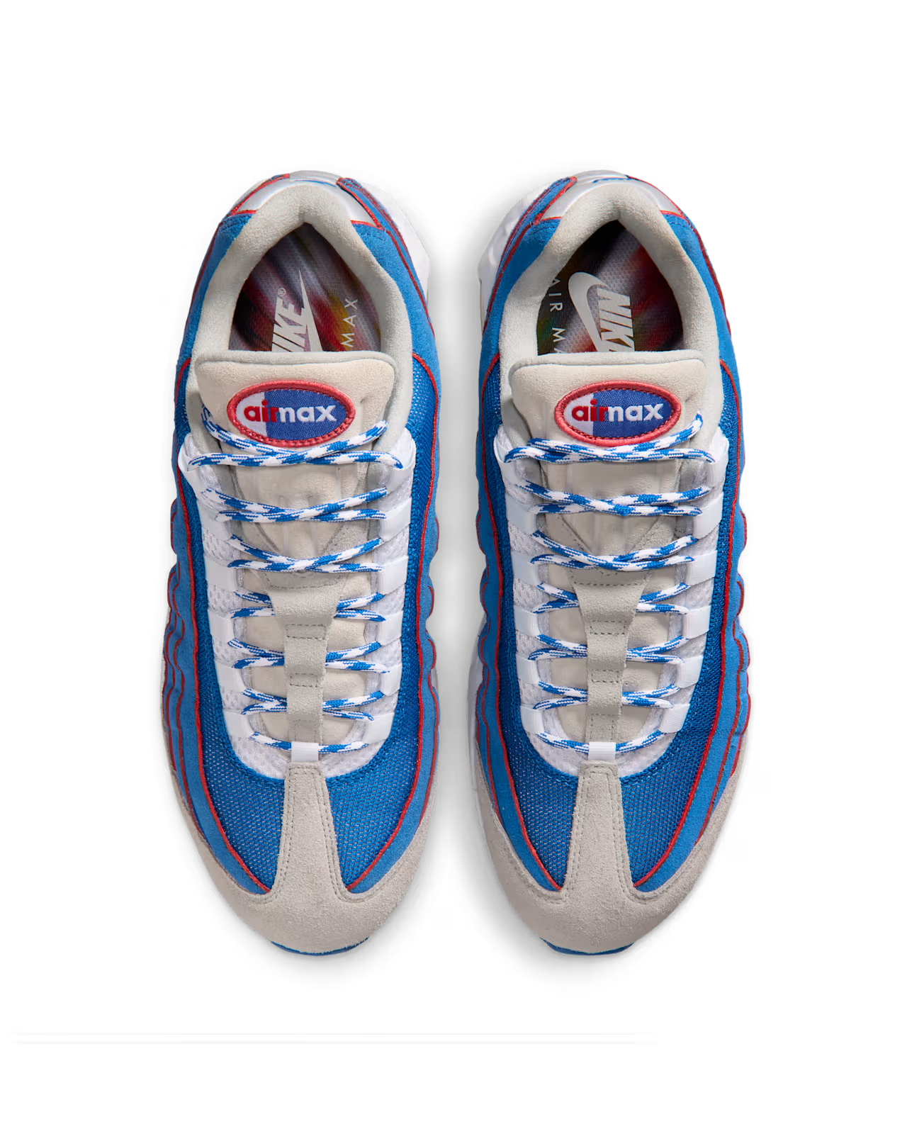 Air Max 95 Big Bubble "Blue Sapphire and Action Red"