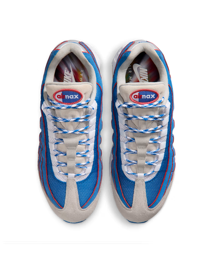Air Max 95 Big Bubble "Blue Sapphire and Action Red"