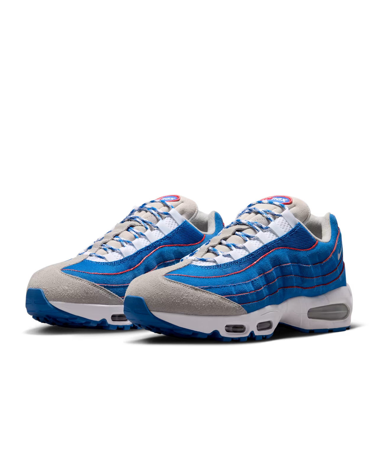 Air Max 95 Big Bubble "Blue Sapphire and Action Red"