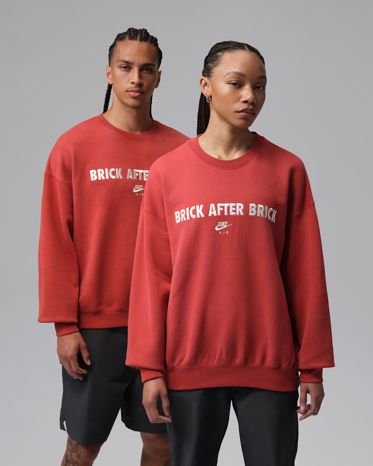 Jordan BIKE AIR x Nigel Sylvester Crewneck Sweatshirt "Brick After Brick"