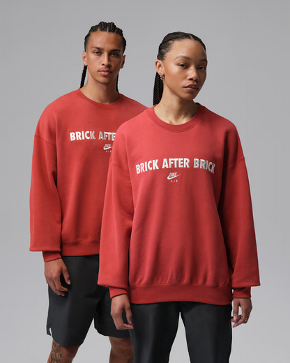 Jordan BIKE AIR x Nigel Sylvester Crewneck Sweatshirt "Brick After Brick"