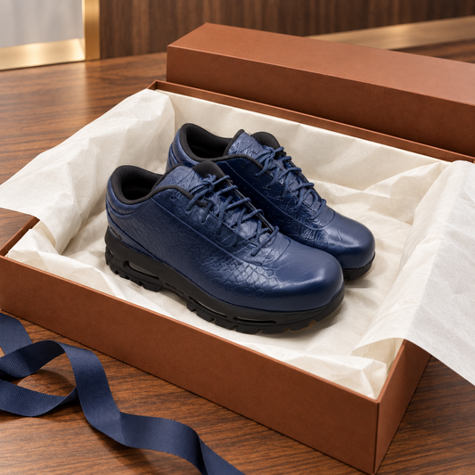 Goadome Low "Navy Croc"